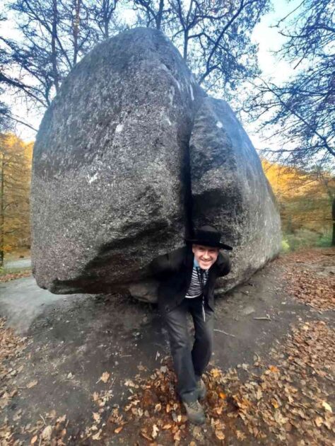 La roche tremblante Huelgoat Pierre Pinat